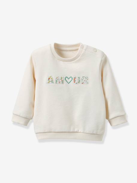 Baby sweatshirt light green - vertbaudet enfant 