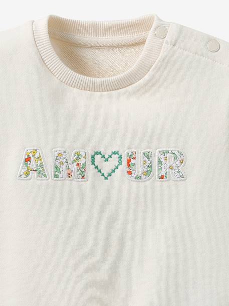 Baby sweatshirt light green - vertbaudet enfant 