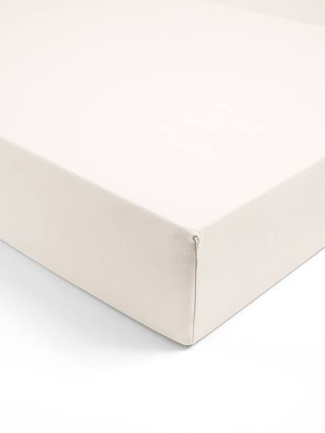 Pack of jersey fitted sheets for kids ecru - vertbaudet enfant 