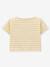 Striped T-shirt with dream pattern for girls light green - vertbaudet enfant 