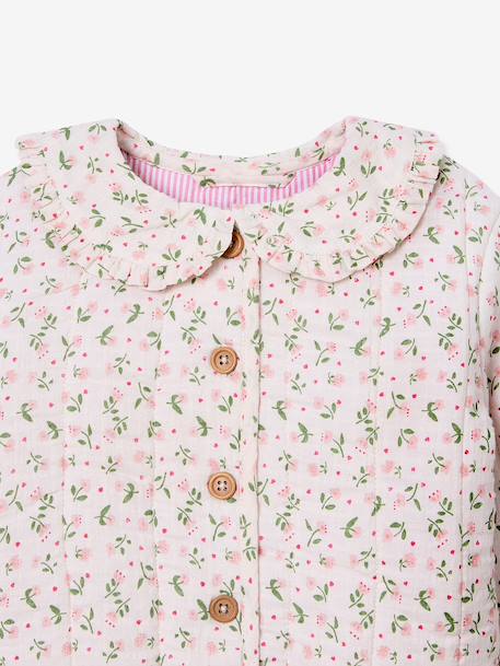 Babys' printed jacket light green - vertbaudet enfant 