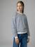Oversized sweatshirt brown+navy blue+vanilla - vertbaudet enfant 
