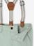 Trousers with Removable Braces for Babies sage green - vertbaudet enfant 