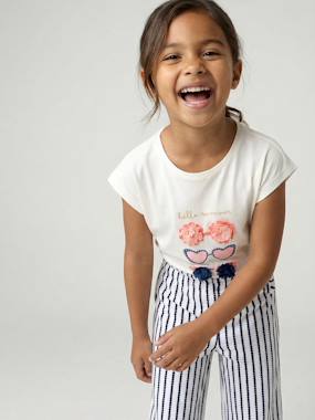 -Tee-shirt motif fantaisie fille