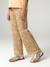 Girls' ribbed knit leggings beige+ecru+printed white - vertbaudet enfant 