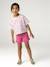 Twill frill short for girls peony pink - vertbaudet enfant 