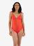 Maternity Swimsuit, Porto Vecchio by CACHE COEUR black+orange - vertbaudet enfant 