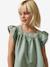 Girls' short dress pale pink+sage green - vertbaudet enfant 