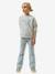 Girl's 'Amour' sweatshirt light blue - vertbaudet enfant 