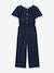 Playsuit in cotton gauze navy blue - vertbaudet enfant 