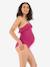 Swimsuit for Maternity, Bloom by CACHE COEUR black+fuchsia+green - vertbaudet enfant 