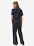 Playsuit in cotton gauze navy blue - vertbaudet enfant 
