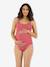 One-piece maternity swimsuit red - vertbaudet enfant 