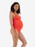 Maternity Swimsuit, Porto Vecchio by CACHE COEUR black+orange - vertbaudet enfant 