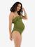 Swimsuit for Maternity, Bloom by CACHE COEUR black+fuchsia+green - vertbaudet enfant 