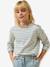 Striped long-sleeved T-shirt light pink - vertbaudet enfant 