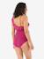Swimsuit for Maternity, Bloom by CACHE COEUR black+fuchsia+green - vertbaudet enfant 