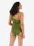 Maillot de bain de grossesse Bloom fuchsia+noir+vert - vertbaudet enfant 