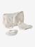 Premium Doll Changing Bag + Nappy + Bib ecru+red - vertbaudet enfant 