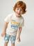 Cotton t-shirt and short set for boys ecru - vertbaudet enfant 