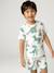 Pack of 2 dinosaur playsuit pyjamas for boys sage green - vertbaudet enfant 