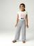 Wide striped knitted leggings striped blue+striped red - vertbaudet enfant 