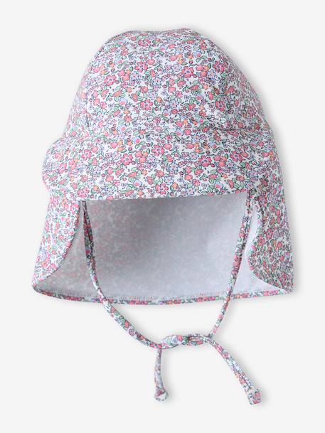 Girls' UV protective cap ecru - vertbaudet enfant 
