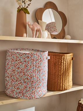 Pack of 2 RETRO FLOWER baskets - vertbaudet enfant