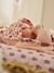 Hooded towel and mitt by LATIKA printed pink - vertbaudet enfant 