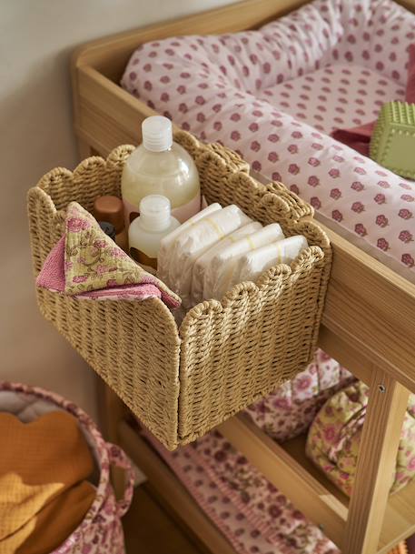 Storage basket for changing table FESTON beige - vertbaudet enfant 