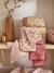 Pack of 3 cotton muslin squares for baby printed pink - vertbaudet enfant 