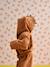 Dinosaur Bathrobe for Babies Blue+camel - vertbaudet enfant 
