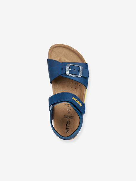 Sandals for Boys, Ghita B.B by GEOX® blue+BLUE DARK SOLID+brown - vertbaudet enfant 