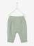 Pantalon bébé mixte coupe sarouel en gaze de coton Blanc+Bleu+jaune+rose+tilleul - vertbaudet enfant 