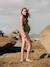 Swimsuit for Maternity, Bloom by CACHE COEUR black+fuchsia+green - vertbaudet enfant 