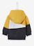 Three-tone Windcheater with Hood for Baby Boys Yellow/Print - vertbaudet enfant 