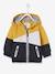 Three-tone Windcheater with Hood for Baby Boys Yellow/Print - vertbaudet enfant 