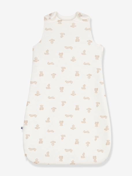 Baby sleeping bag with bear pattern white - vertbaudet enfant 