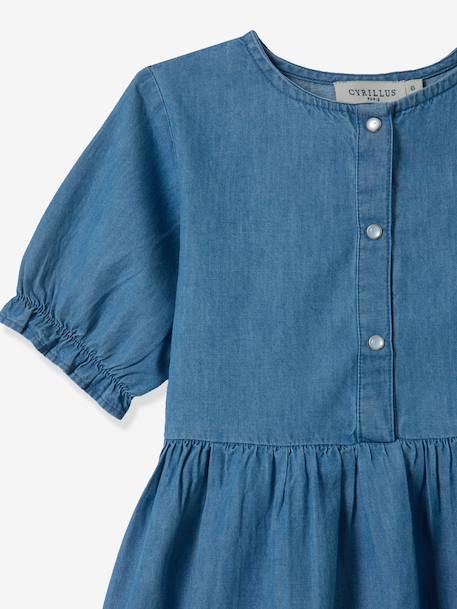 Short denim dress stone - vertbaudet enfant 