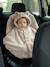 Travel Poncho Adaptable to Car Seat & Baby Carrier beige+ecru+sandy beige - vertbaudet enfant 