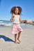 Girl's jersey skort ecru+pale pink - vertbaudet enfant 