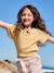 T shirt fille noeud fantaisie jaune+rayé bleu - vertbaudet enfant 