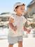 Girls' cotton gauze shorts striped blue - vertbaudet enfant 