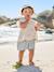 Girl's short-sleeved blouse ecru - vertbaudet enfant 
