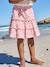 Girl's jersey skort ecru+pale pink - vertbaudet enfant 