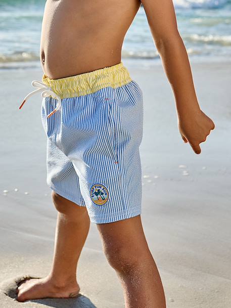 Maillot de bain garçon bleu+vert d'eau - vertbaudet enfant 