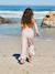 Frilled Bermuda Shorts in Cotton Gauze for Girls printed blue+printed white - vertbaudet enfant 