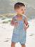 Denim short dungarees for baby boys double stone - vertbaudet enfant 