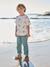 Pantalon garçon retroussable vert émeraude - vertbaudet enfant 