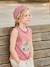 Printed 'California' Tank Top dusky pink+ecru - vertbaudet enfant 